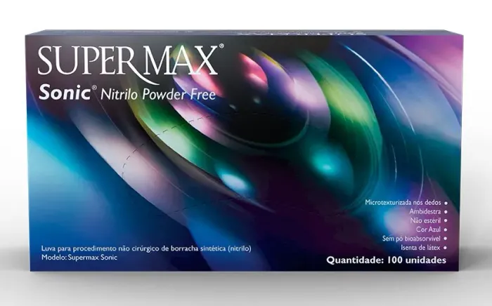 Queima Estoque - Luvas Nitrilicas Tam G Supermax (Utimas Unidades)