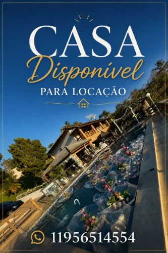 Casa pra locação para festas eventos e lazer