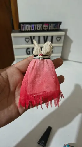 Monster high peça reposição vestido Ghoulia dotd
