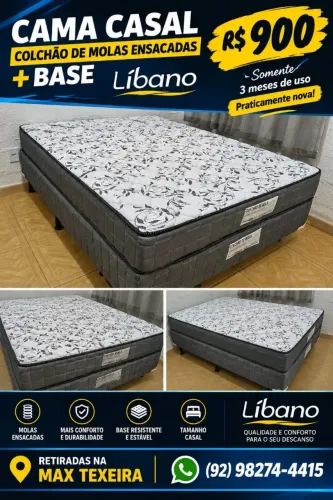Cama molas ensacadas
