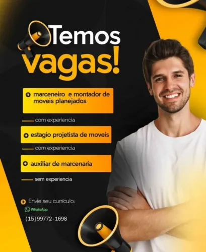 Vaga em marcenaria Itapetininga