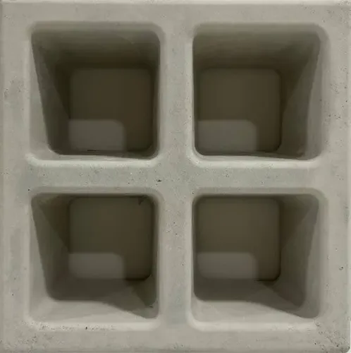 Cobogó Quadradinho 24x24x10 cm