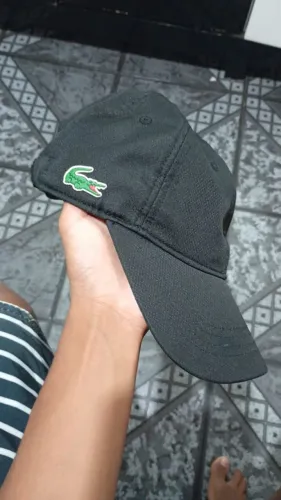 Boné Lacoste sport preto