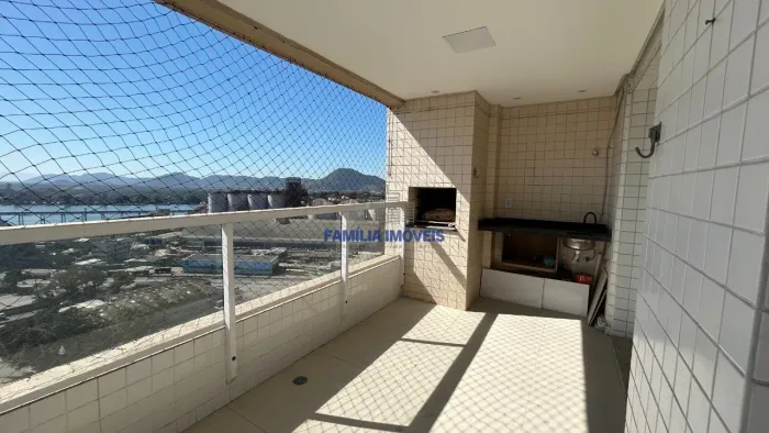 Apartamento à venda 3 quartos varanda lazer Ponta da Praia Santos/SP