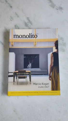 Livro Monolito - Márcio Kogan - arquitetura