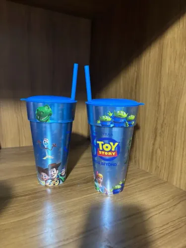Toy Story Cinepolis Lote com 2 copos porta snacks