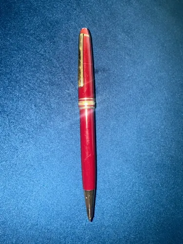 Caneta Esferográfica Montblanc Meisterstuck Burgundy red bordo