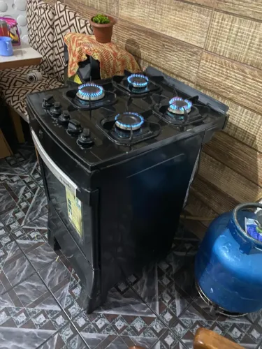 Fogão mesa de vidro