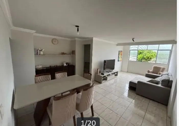 Apt em Campo Grande com 2 Qts + Dependencia Completa, 80 M², com Elevador