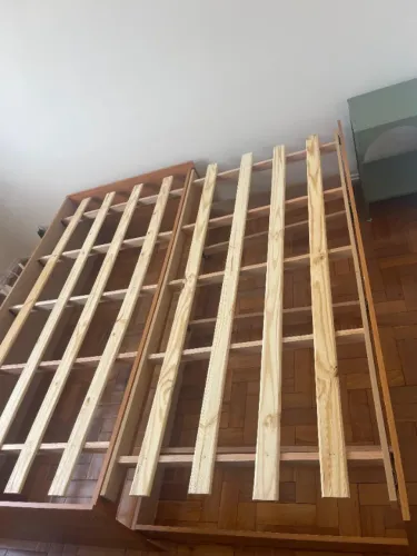 Cama Regulável 3 em 1 Matrix (solteiro, casal e auxiliar) em MDF