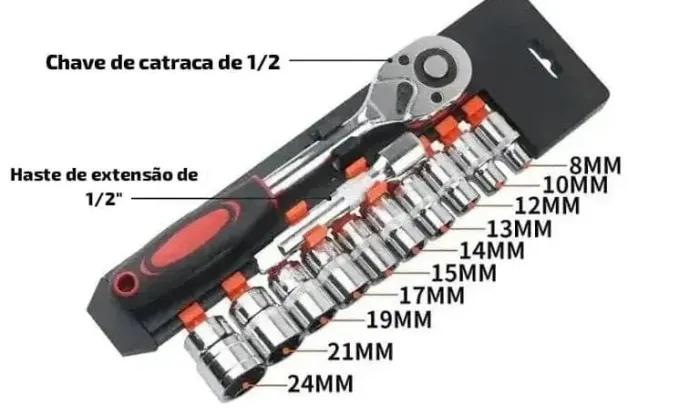 24MM com castração reversível (12 peças ) NEW'ION
