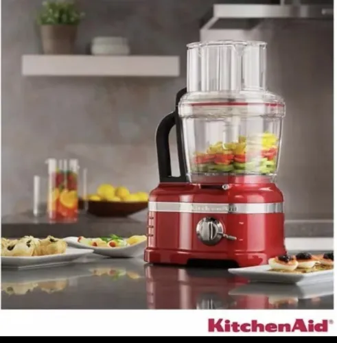 Processador Kitchenaid vermelho novo na caixa
