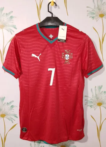 CAMISA SELEÇÃO DE PORTUGAL VERSÃO JOGADOR PERSONALIZADA CR7