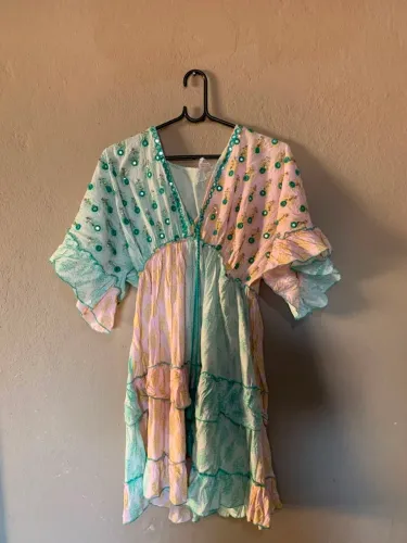 Vestido Carolina Tocafundo estampado (tamanho único)