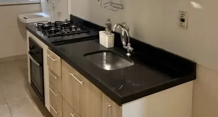 Pia de cozinha em mármore 