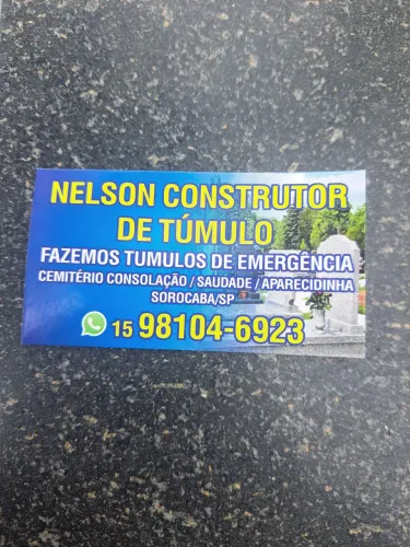 Construção de túmulos Cemitério de Sorocaba