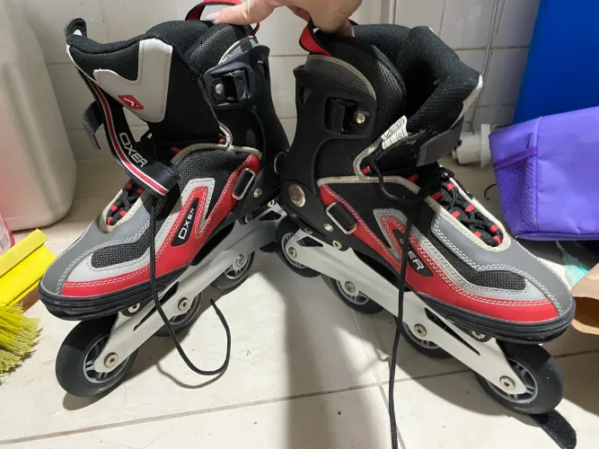 Patins inline Oxer pouco uso para venda!