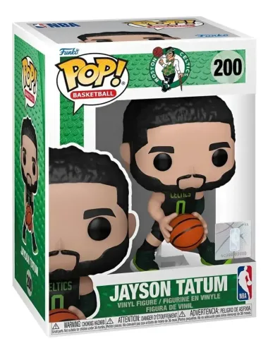 funko pop nba jayson tatum #200 + Caixa de acrílico