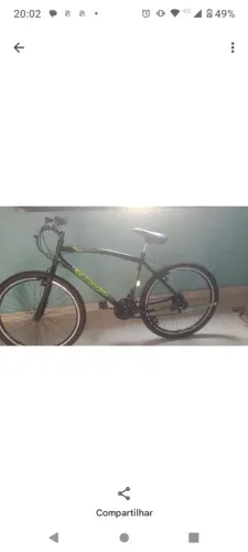 Bicicleta nova.