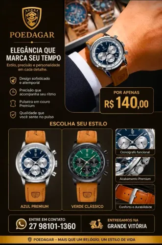 Relógio Masculino luxo