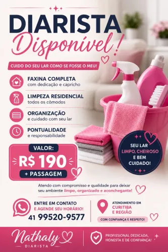 Diarista em Curitiba 