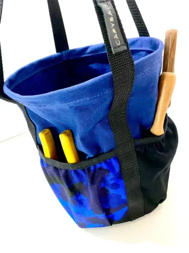 BOLSA TIPO BALDE PARA JARDINAGEM EM LONA ENCERADA