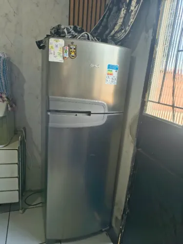 Geladeira Consul Frost Free 340L INOX