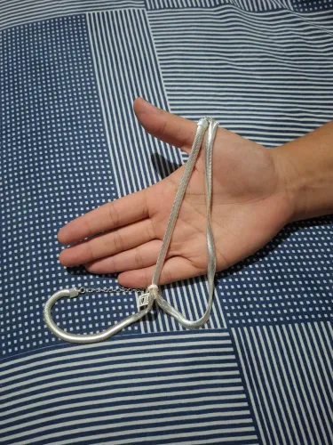 Cordão de prata feminino