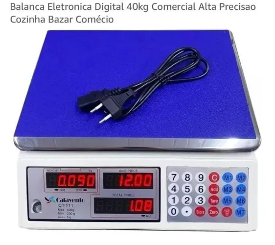 Balança digital cataventos ct-111 40kg *leia o Anúncio*