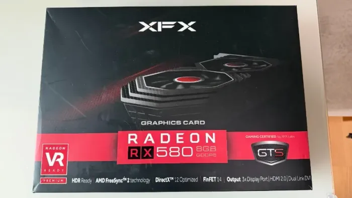 Placa de vídeo RX580 XFX