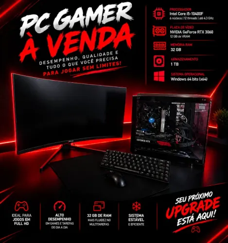 PC PARA JOGOS / TRABALHO SUPER POTENTE!