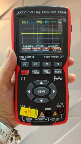 MULTIMETRO E OSCILOSCÓPIO ZT-702S É 2 em 1 NOVO NA CAIXA VERSÃO COMPLETA TODOS ACESSÓRIOS