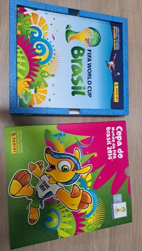 Álbum copa 2014 completo box!