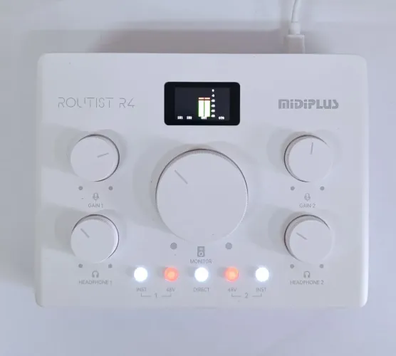 ? Interface de Áudio Midiplus Routist?R4 ? Usada, 100% Perfeita!
