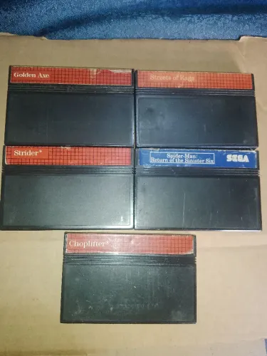 Lote de cartuchos de Master system 