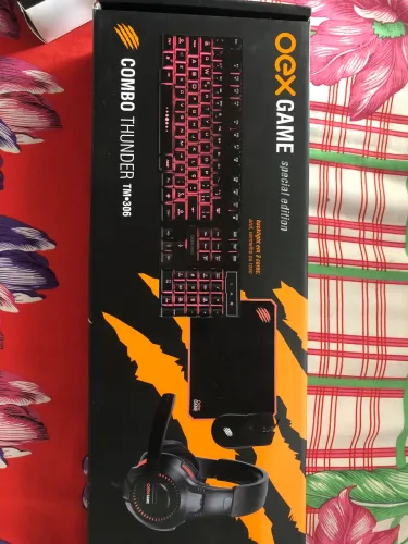 Vendo kit gamer teclado, mouse, mousepad, e fone headset
