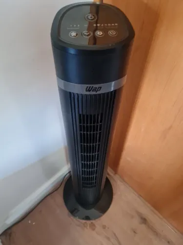 Ventilador Torre AIR SILENCE WAP 220V Silencioso Oscilante com Controle Remoto 4 Veloc.
