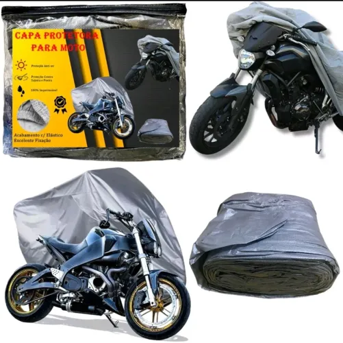 Capa de cobrir Moto protetora 100% impermeável Anti-uv não risca