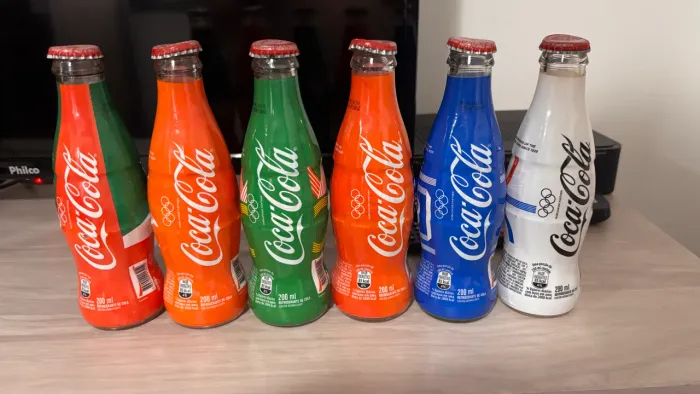 coleção garrafas olimpiadas 2016 Coca Cola