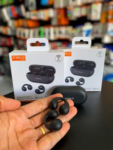 FONE DE OUVIDO BLUETOOTH GOLD FN-BT33 TWS ESTÉRIO OPEN-EAR