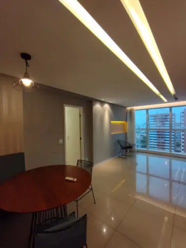 Apartamento na Ponta do Farol, Mobiliado, Projetado, Climatizado