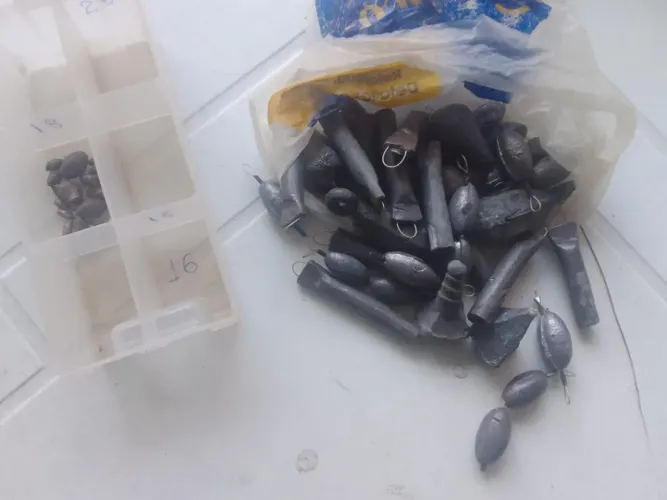 Kit Chumbada pião para pescaria