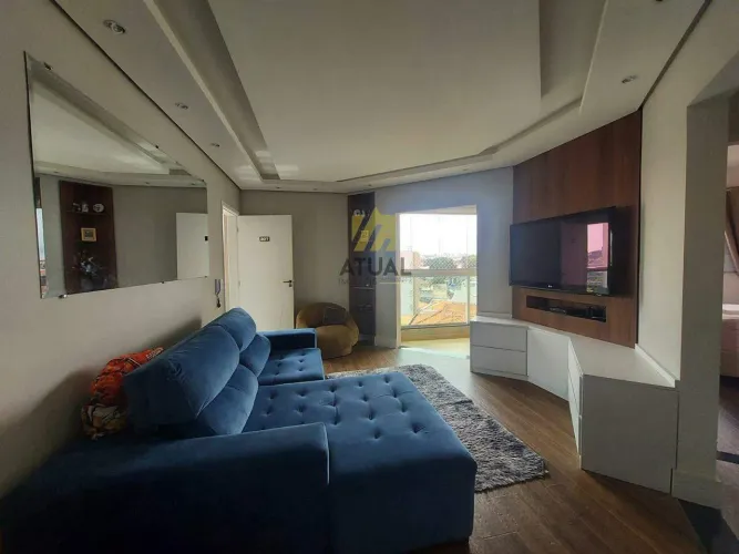 Apartamento Semi Mobiliado com Varanda Gourmet no Jd. Cidália para Locação