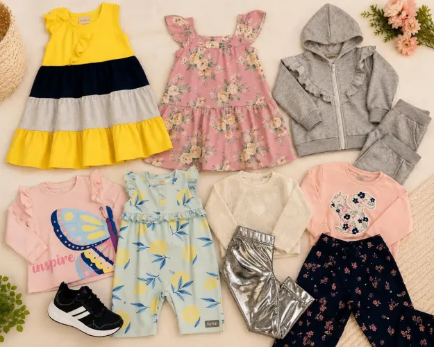 Estoque fundo de loja infantil