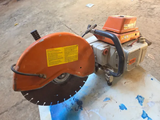 Produto: serra concreto e pedra Marca: STHIL Modelo: TS 760 Combustível: gasolina