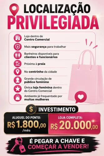 VENDO LOJA FEMININA COMPLETA