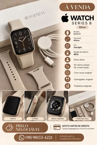 VENDO APPLE WATCH SÉRIE 8 45mm