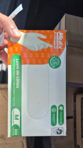 Luva Latex caixa com 100 unidades - Nova