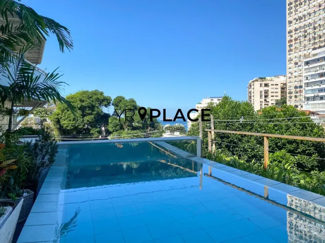 Linda Casa, Leblon, Jardim Pernambuco, Vista Mar, Reformada, 750 m2 útil
