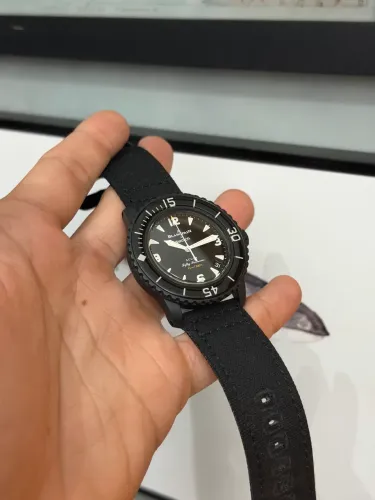 Relógio Swatch x Blanc Pain Fifty Fathoms